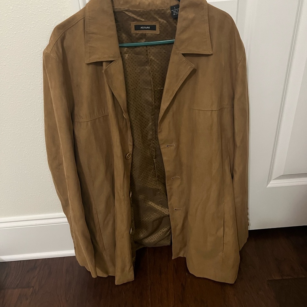 Alfani Men's Brown Lightweight Jacket/Blazer Size Large